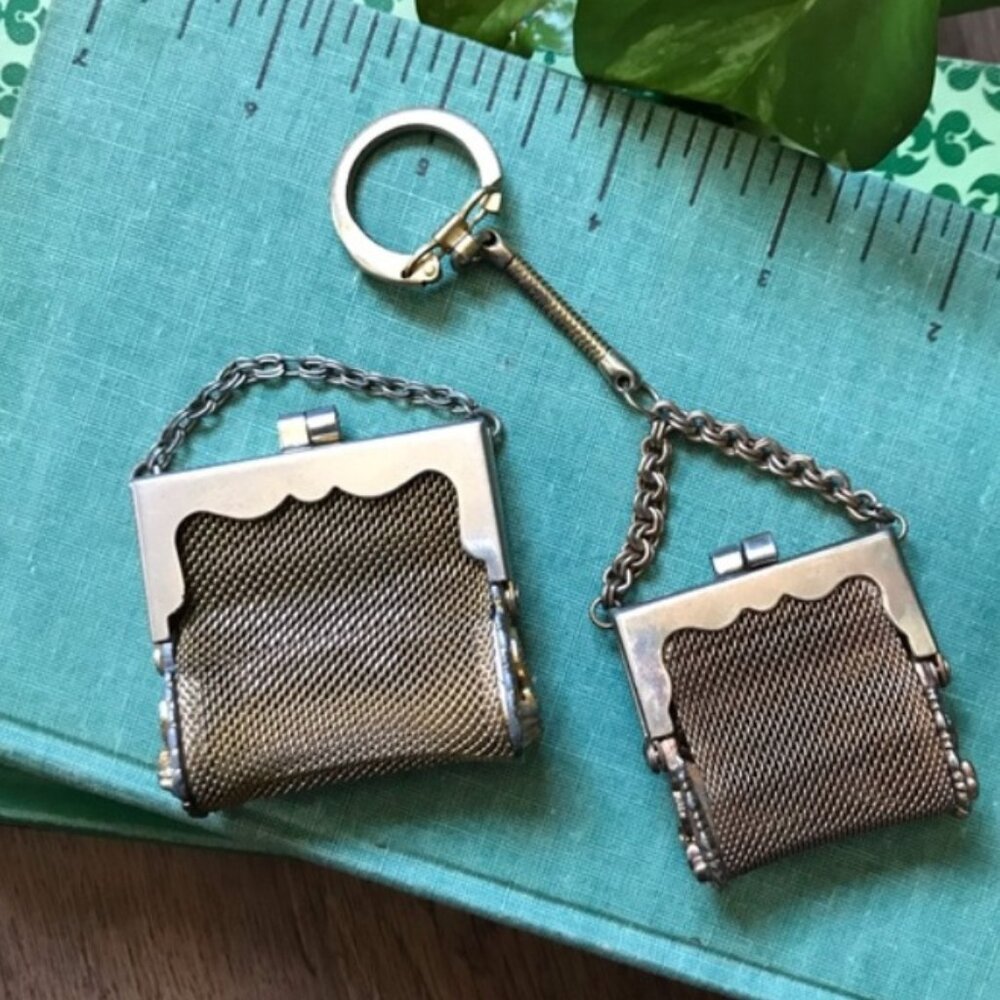 Vintage Key Chain Coin Purse Bundle of 2